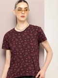 DILLINGER Printed Boxy Pure Super Combed Cotton T-shirt