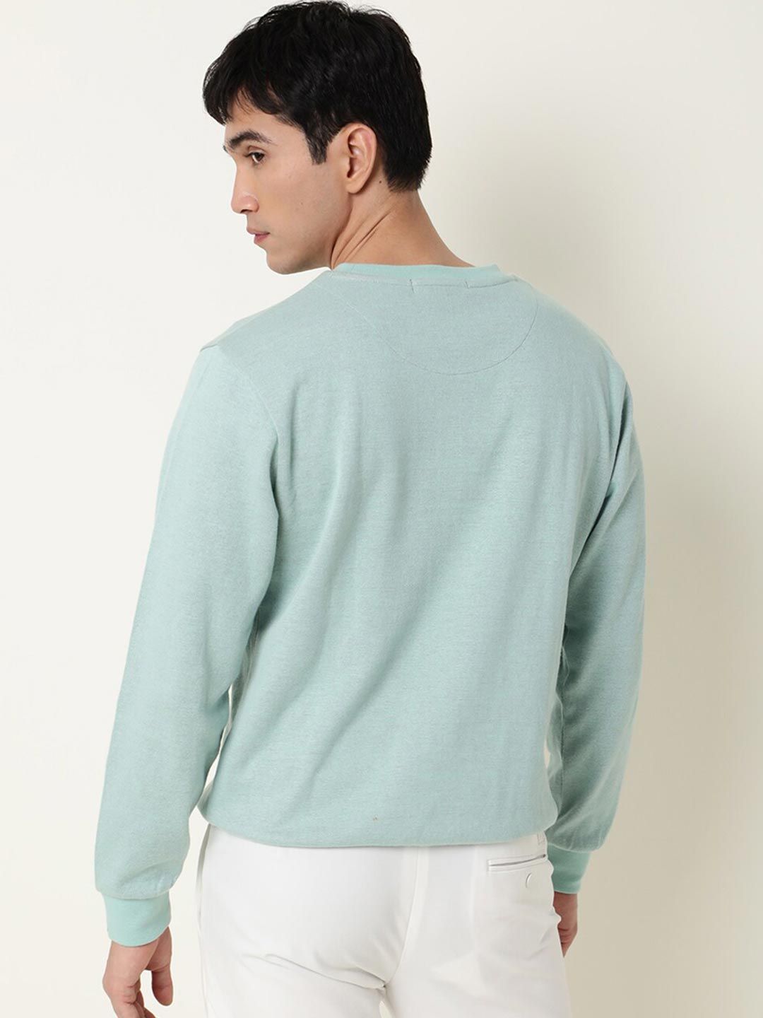 RARE RABBIT Men Aztec Printed Sweatshirt