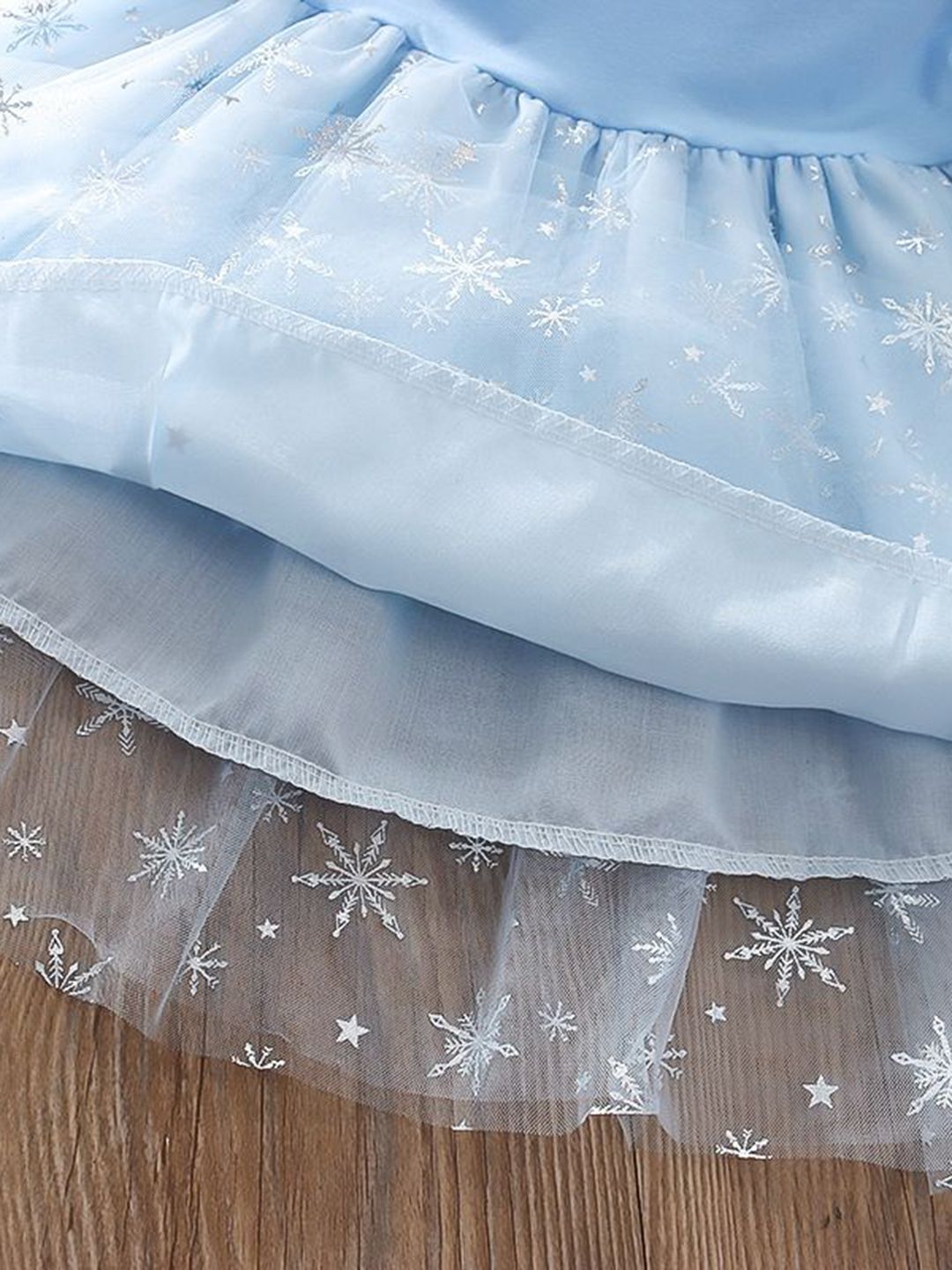 YK Girls Cotton Self Design Fit & Flare Dress