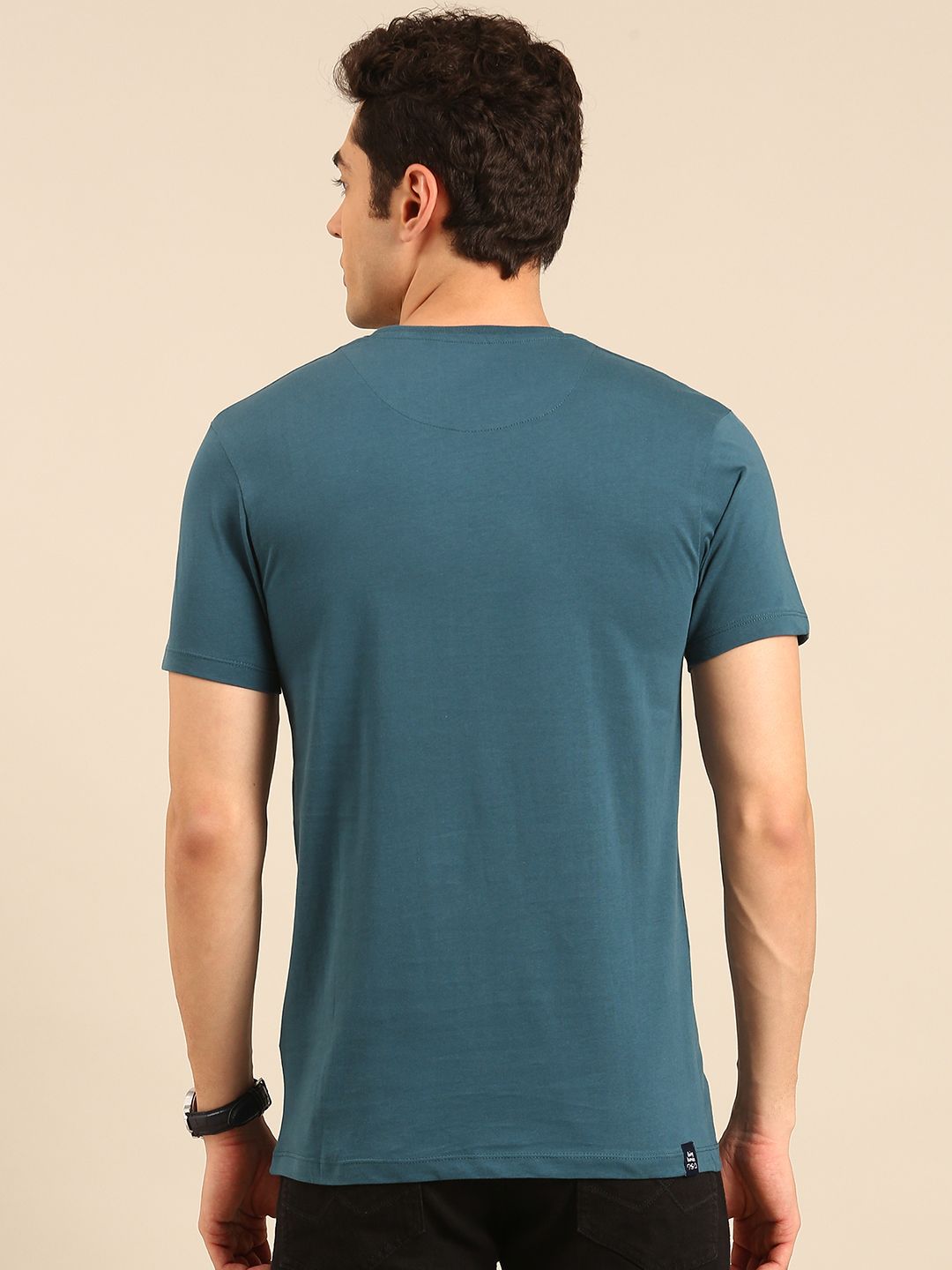 Being Human Typography Printed Pure Cotton T-shirt