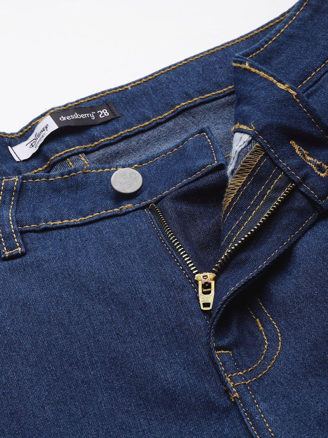 DressBerry Women Printed Mom Fit Jeans