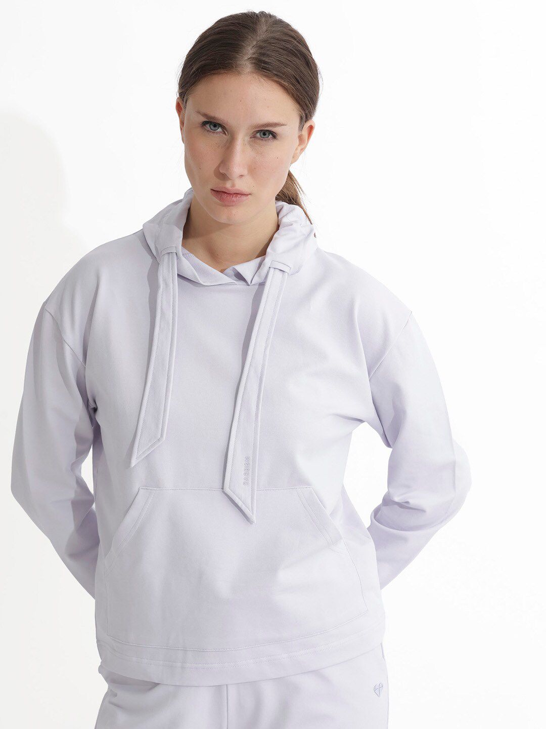 RAREISM Hooded Cotton Pullover Sweatshirt