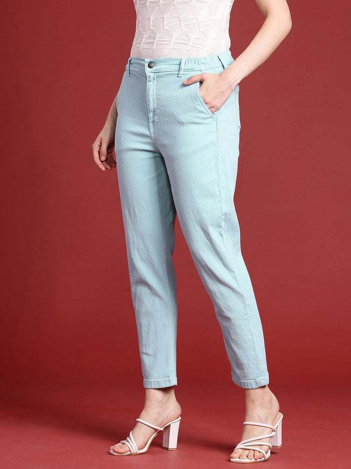 all about you Women Mom Fit High-Rise Stretchable Jeans