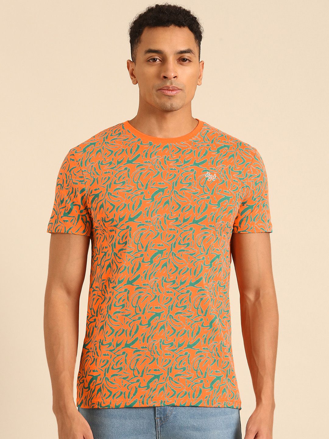 Being Human Printed Pure Cotton T-shirt