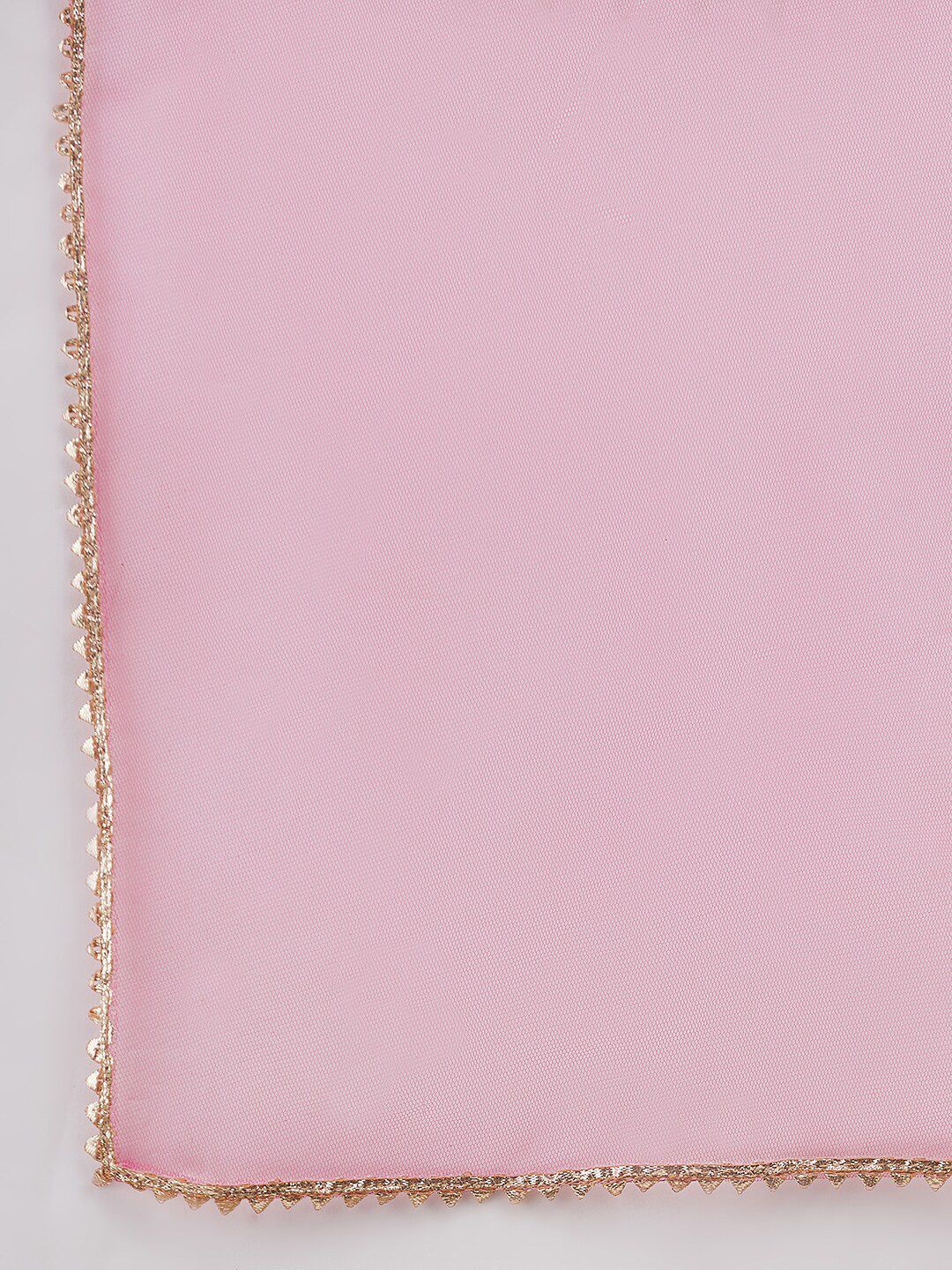 pspeaches Girls Gotta Patti Velvet Kurta With Palazzos & Dupatta