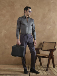 DENNISON Men Cooper Collar Solid Formal Shirt