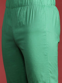 Anouk Printed Regular Pure Cotton Kurta with Trousers