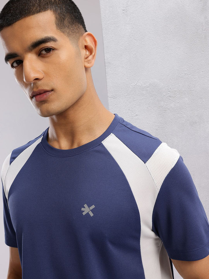 HRX by Hrithik Roshan Colourblocked Rapid-Dry Running T-shirt