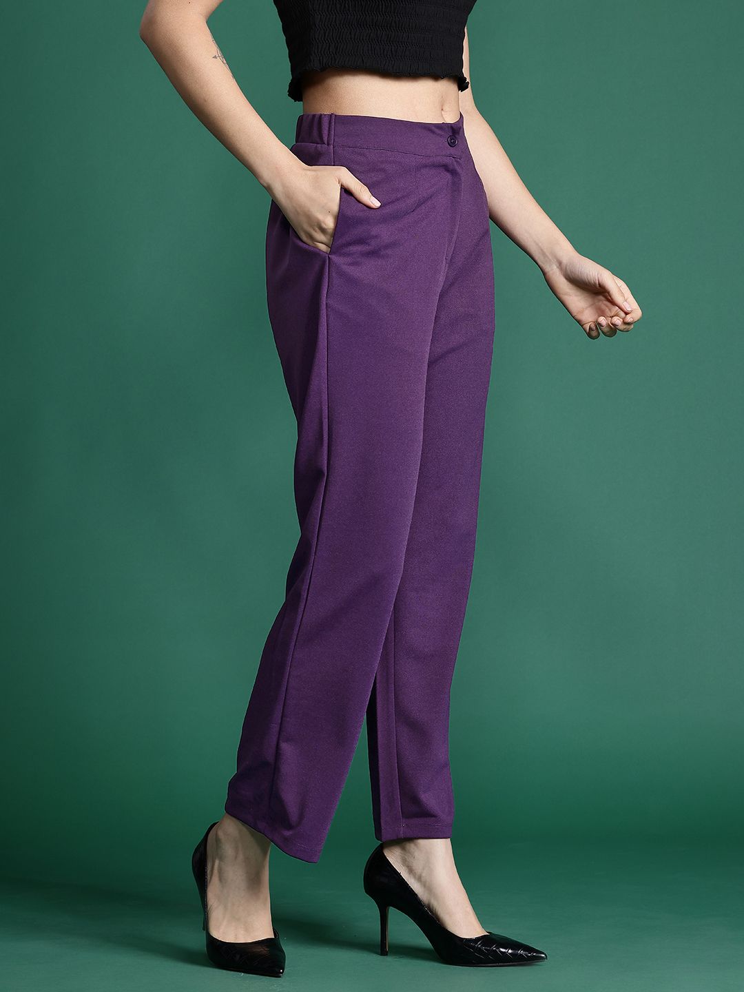 DressBerry Women Pleated Trousers