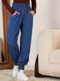 Berrylush Women Jogger High-Rise Jeans