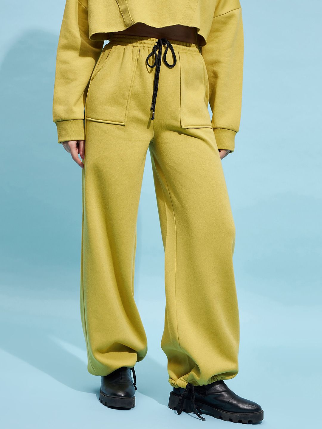 STREET 9 Women Relaxed Cotton Loose Fit Trousers