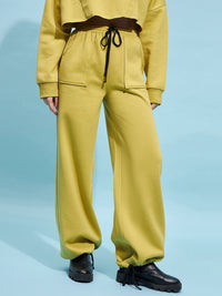 STREET 9 Women Relaxed Cotton Loose Fit Trousers