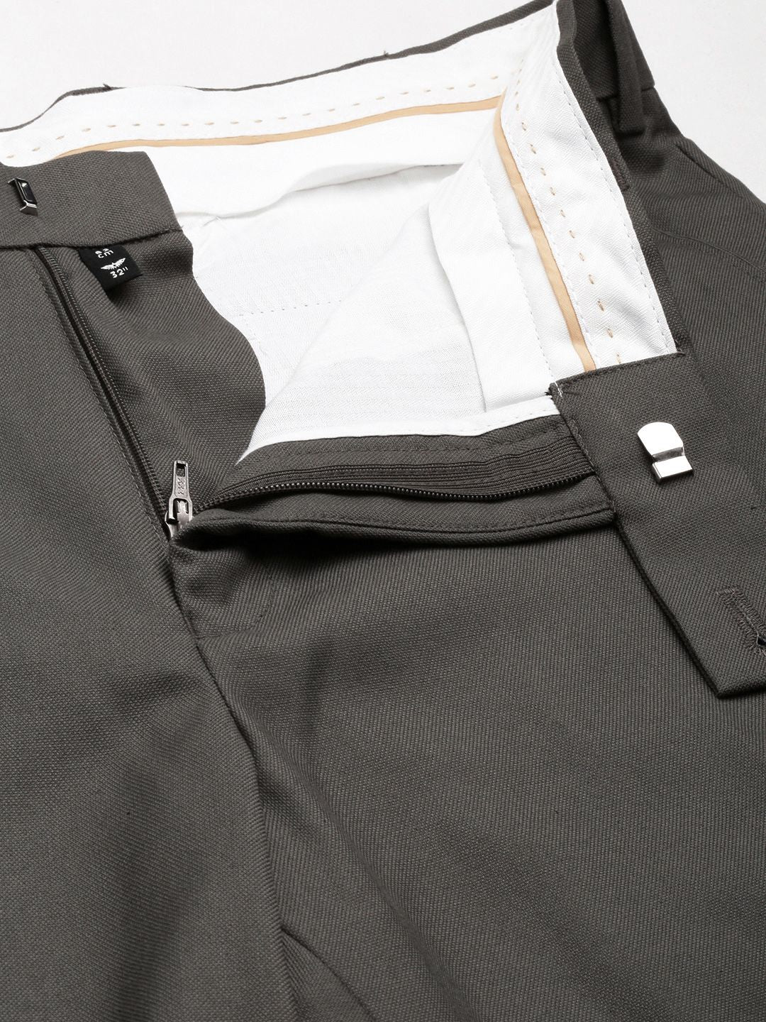 Park Avenue Men Mid-Rise Formal Trousers