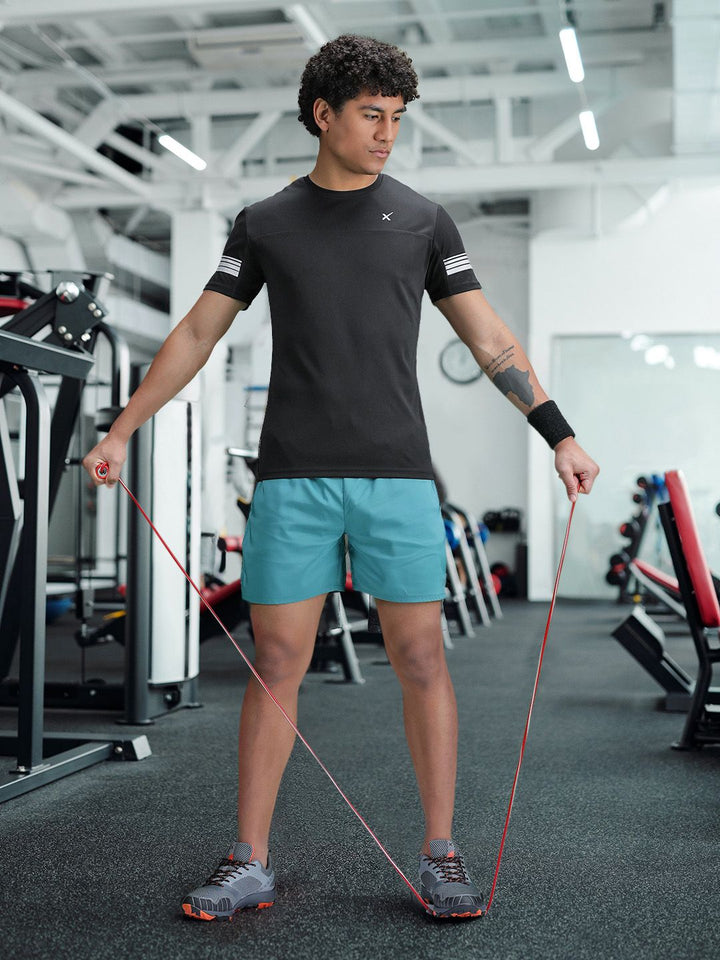 HRX by Hrithik Roshan Men Black Advanced Rapid Dry T-shirt