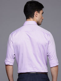 Raymond Slim Fit Micro Checks Pure Cotton Formal Shirt