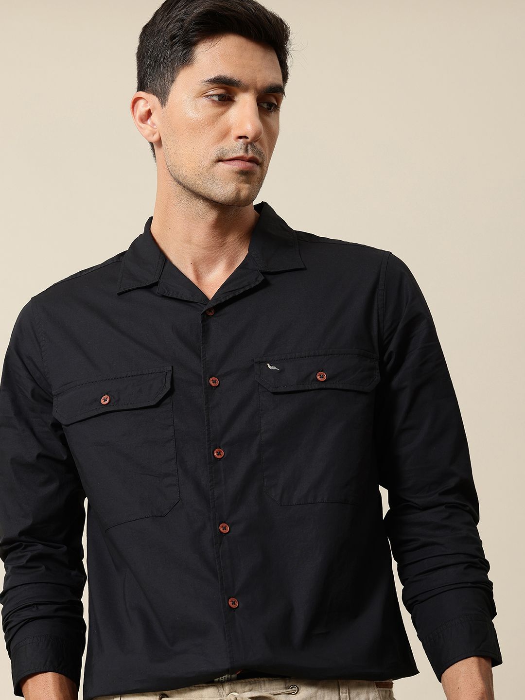 Mr Bowerbird Liberal Fit Long Sleeves Casual Shirt