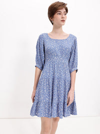 DressBerry Stacked Tiers Floral Frolic Dress