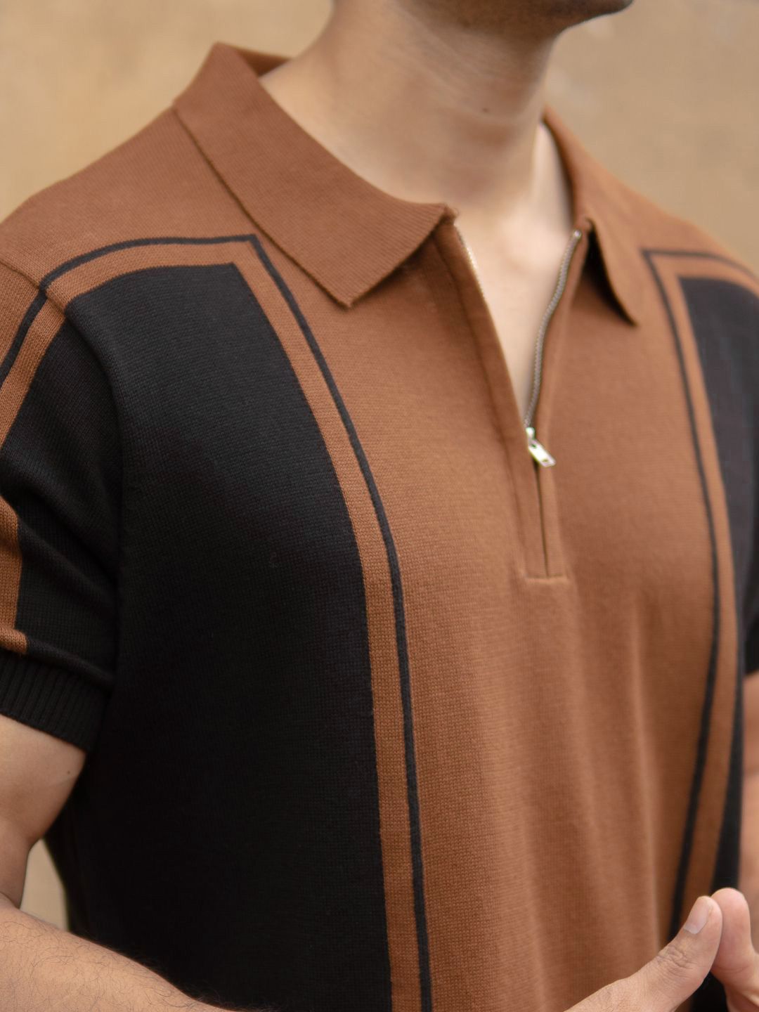 Powerlook Men Polo Collar T-shirt