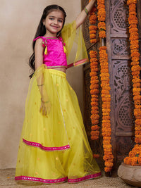 pspeaches Girls Ready to Wear Lehenga & Blouse With Dupatta