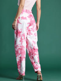 DressBerry Women Tie & Dye Slouchy Fit Stretchable Jeans