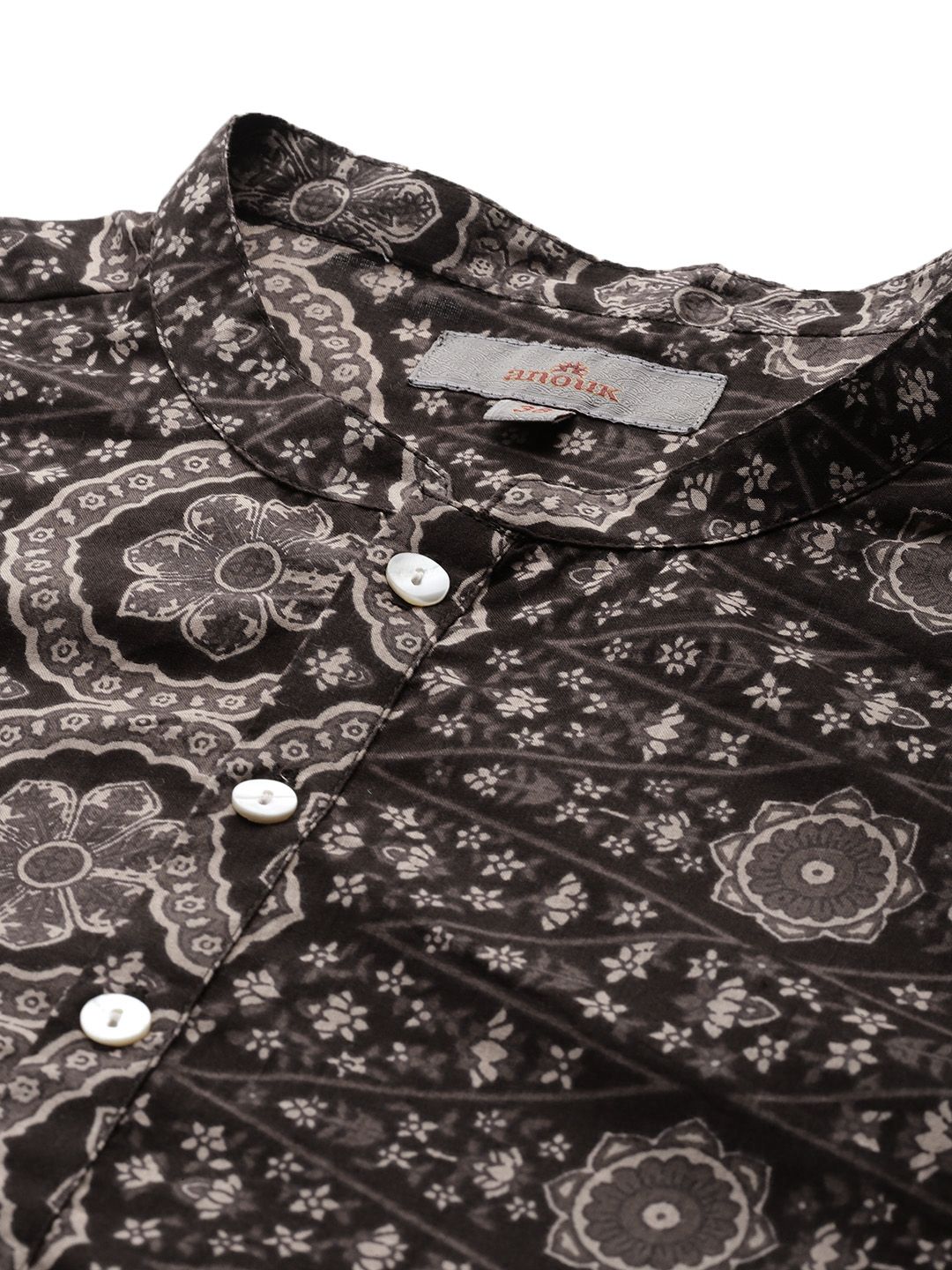 Anouk Men Ethnic Motifs Printed Pure Cotton Kurta