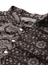 Anouk Men Ethnic Motifs Printed Pure Cotton Kurta
