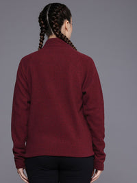 HRX by Hrithik Roshan Open Front Fleece Sweatshirt
