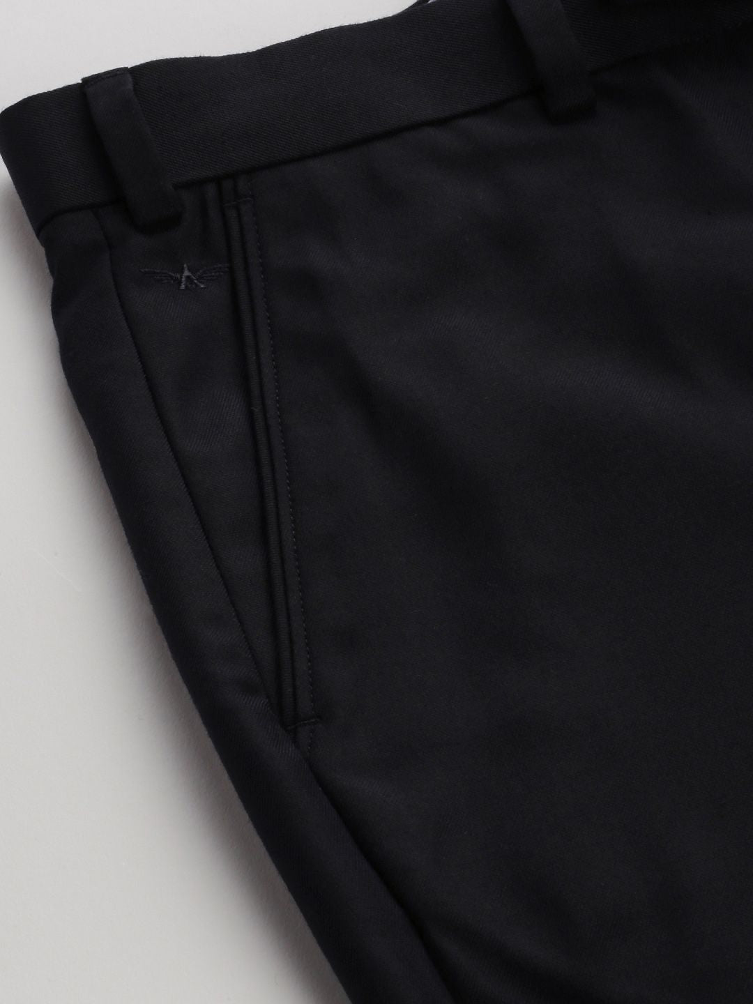 Park Avenue Men Solid Smart Fit Formal Trousers