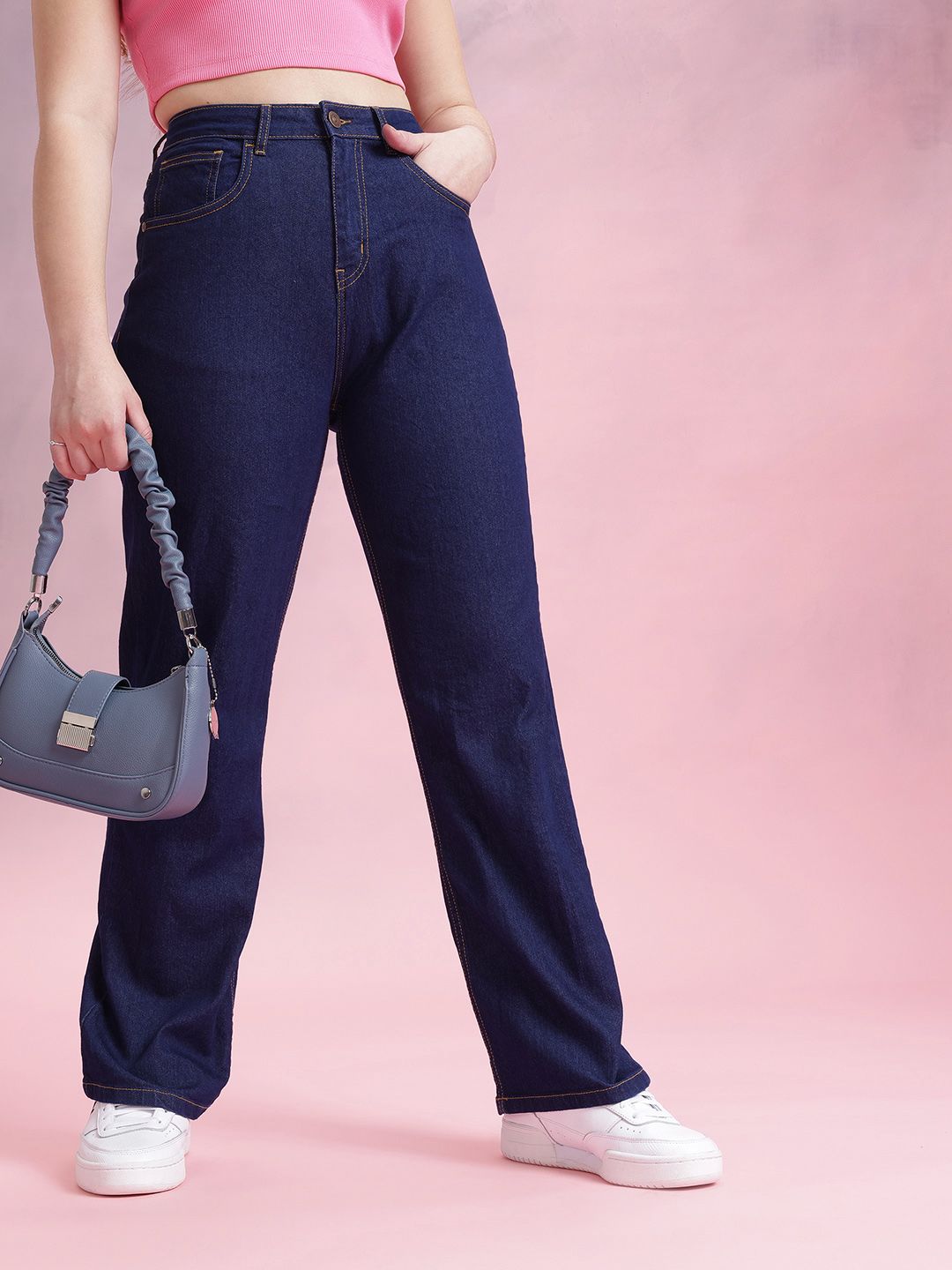 DressBerry Women Straight Fit Stretchable Jeans