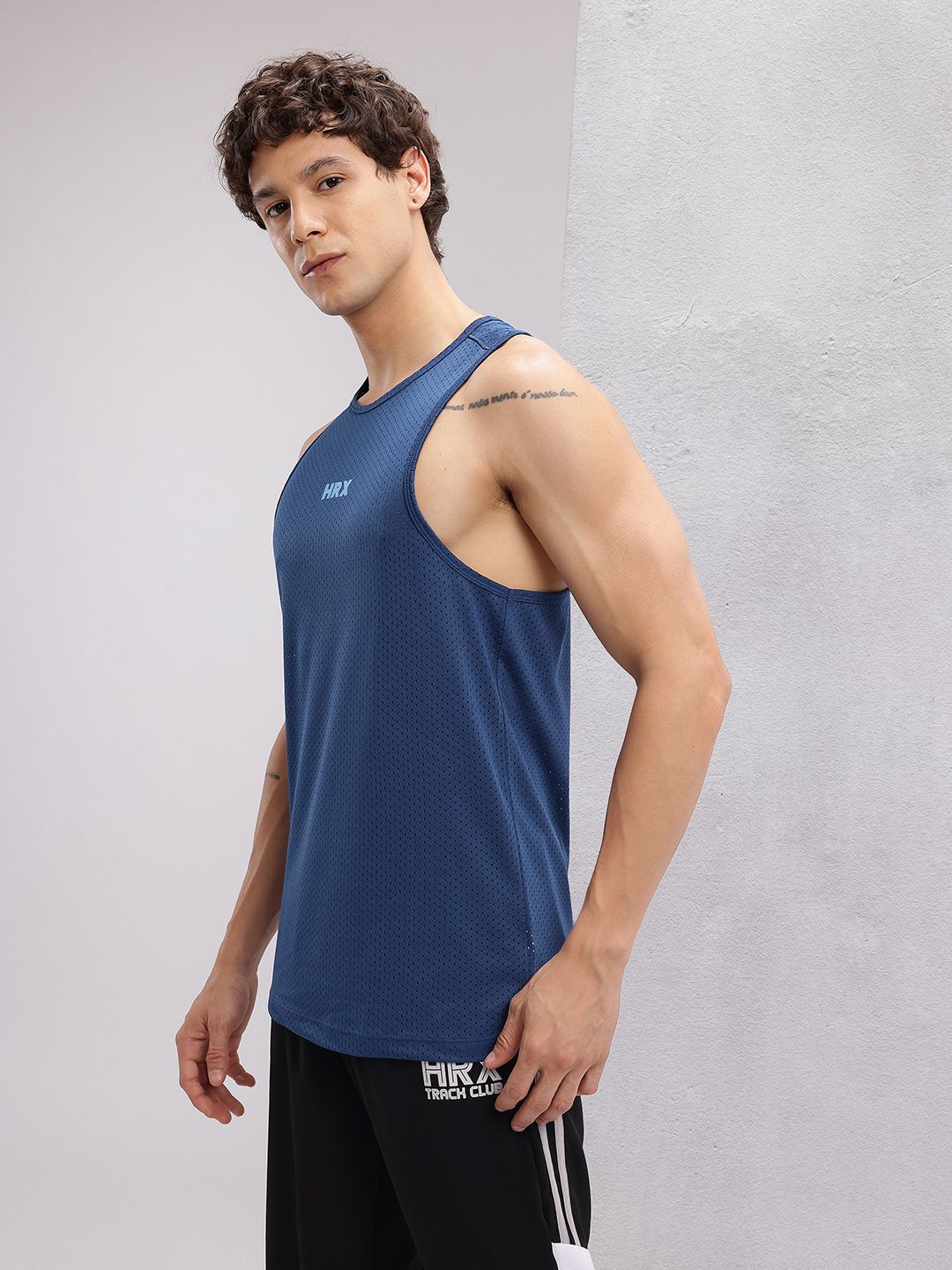 HRX by Hrithik Roshan Perforated Rapid-Dry Training T-shirt