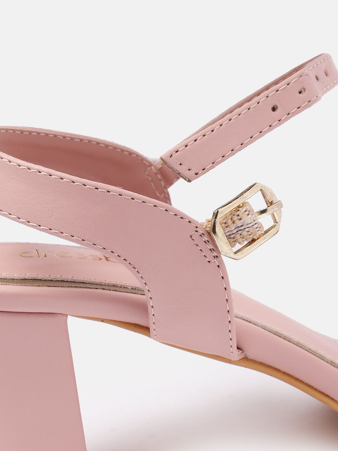 DressBerry Chain Detail Block Heels