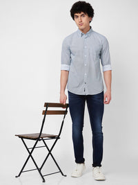 SPYKAR Geometric Printed Cotton Casual Shirt