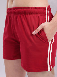 HRX by Hrithik Roshan Side Striped Detail T-shirt With Shorts