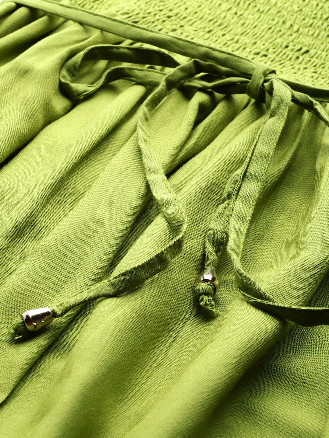 DressBerry Puff Sleeve A-Line Mini Dress with Belt