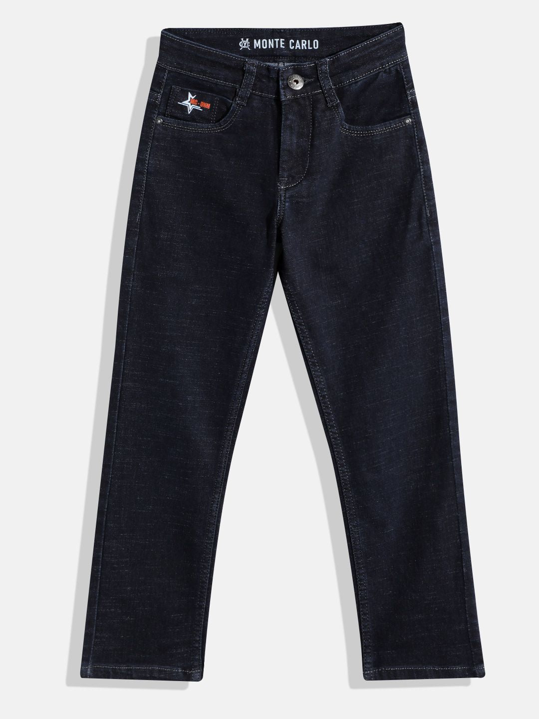 Monte Carlo Boys Straight Fit Stretchable Jeans