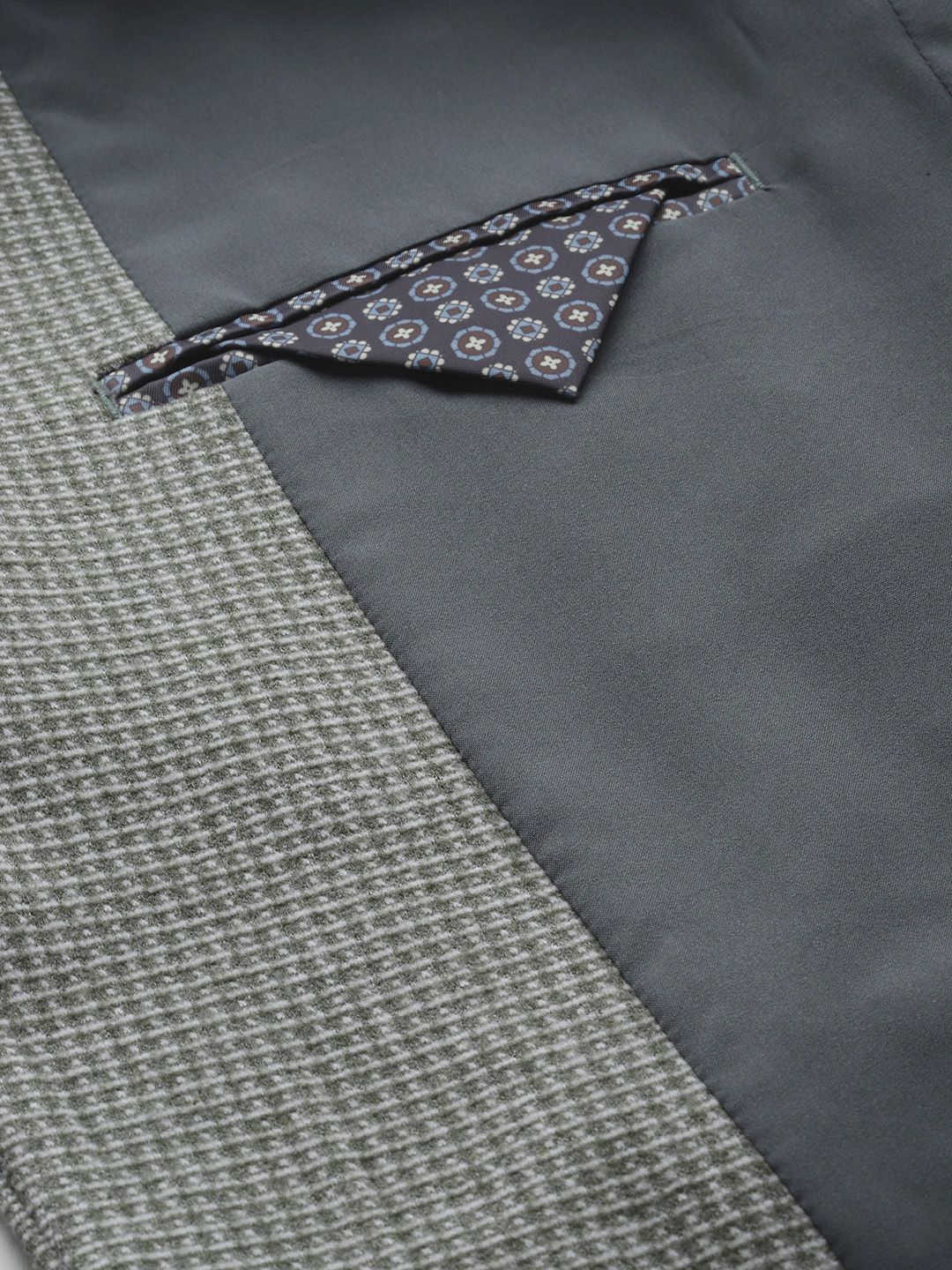 Park Avenue Woven Design Super Slim Fit Blazer