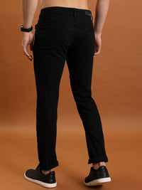 HIGHLANDER Men Straight Fit Mid-Rise Clean Look Stretchable Jeans