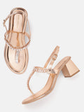 Lino Perros Embellished Party Block Heels