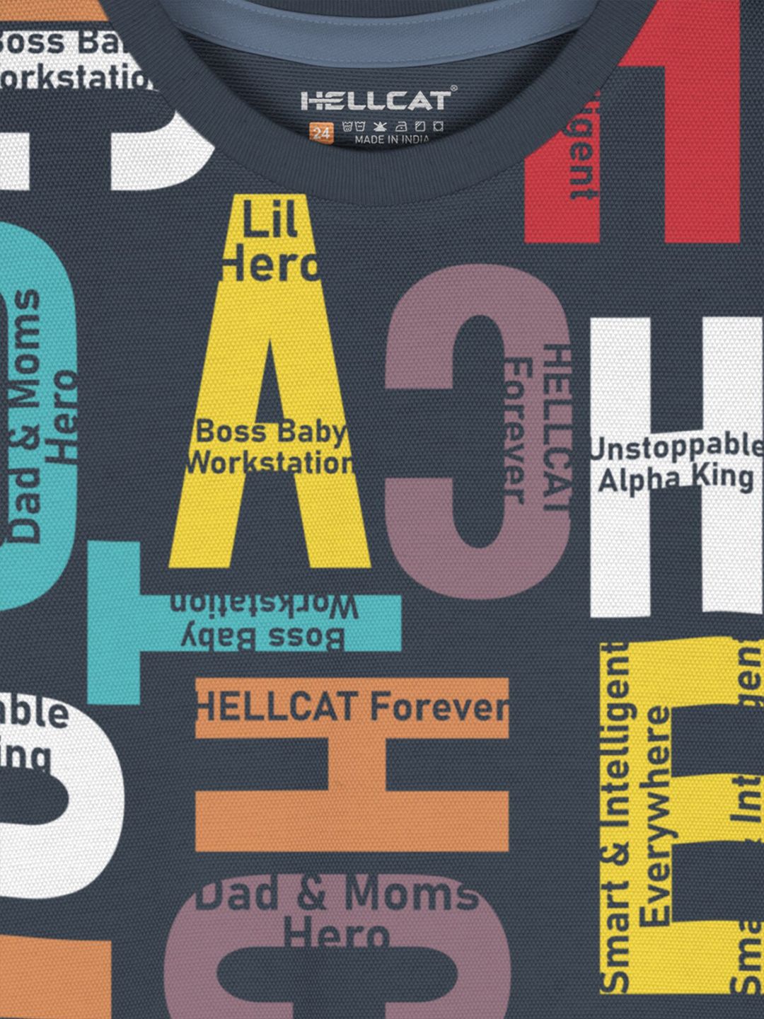 HELLCAT Boys Pack Of 2 Printed T-shirt with Shorts