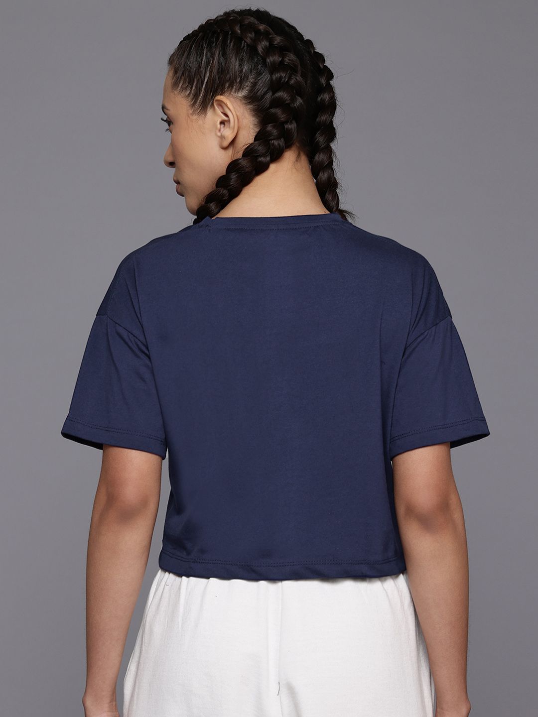 HRX by Hrithik Roshan Typography Printed Drop-Shoulder Sleeves Lifestyle T-shirt