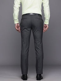 Raymond Men Flat-Front Slim Fit Trousers