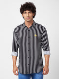 SPYKAR Men Slim Fit Striped Casual Shirt