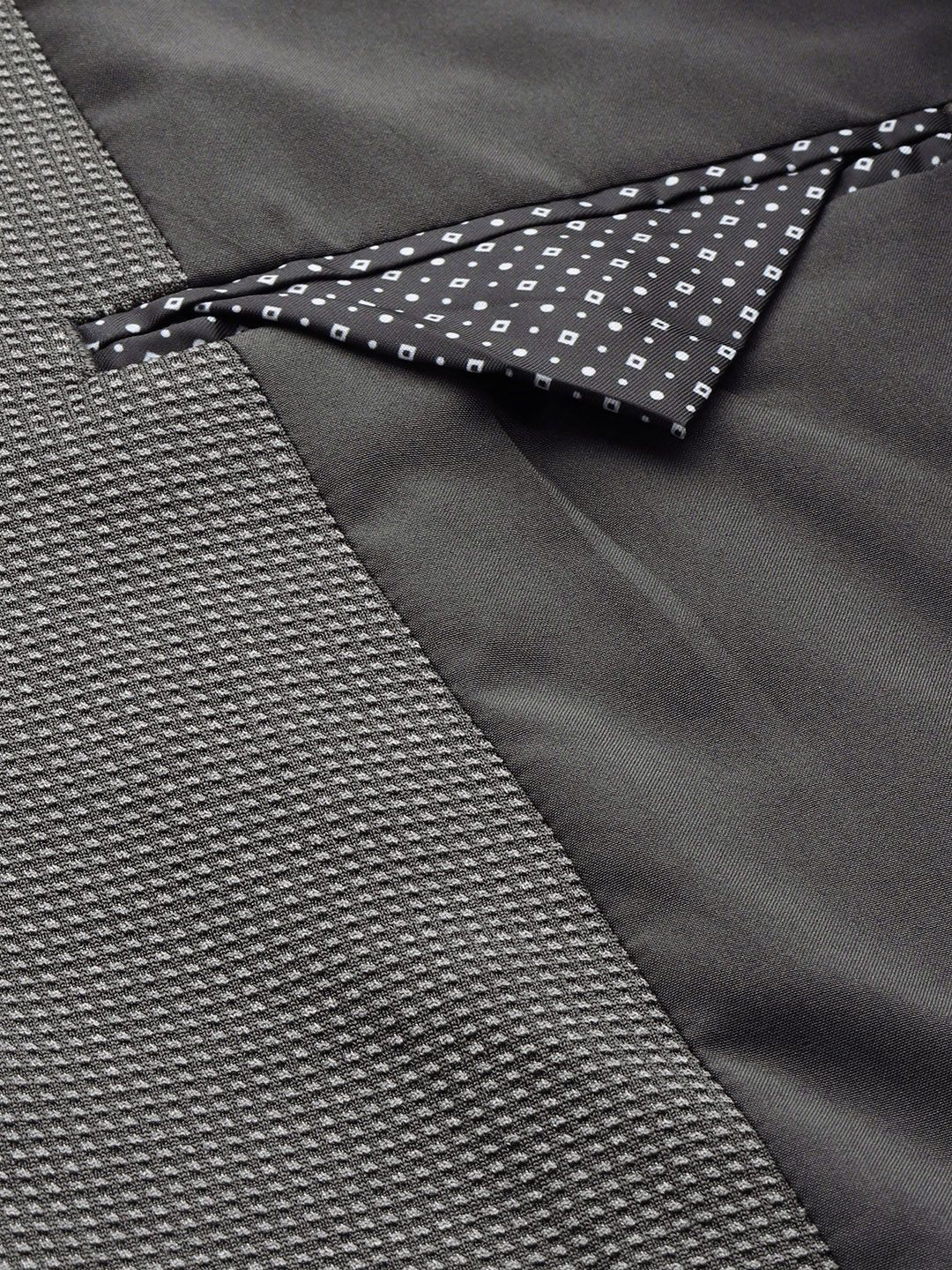 Park Avenue Super Slim Fit Self Design Single Breasted Formal Blazer