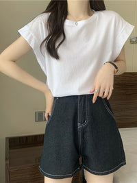 DressBerry Women V-Neck Extended Sleeves T-shirt