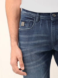 RARE RABBIT Men Grimm Slim Fit Ed Cotton Jeans
