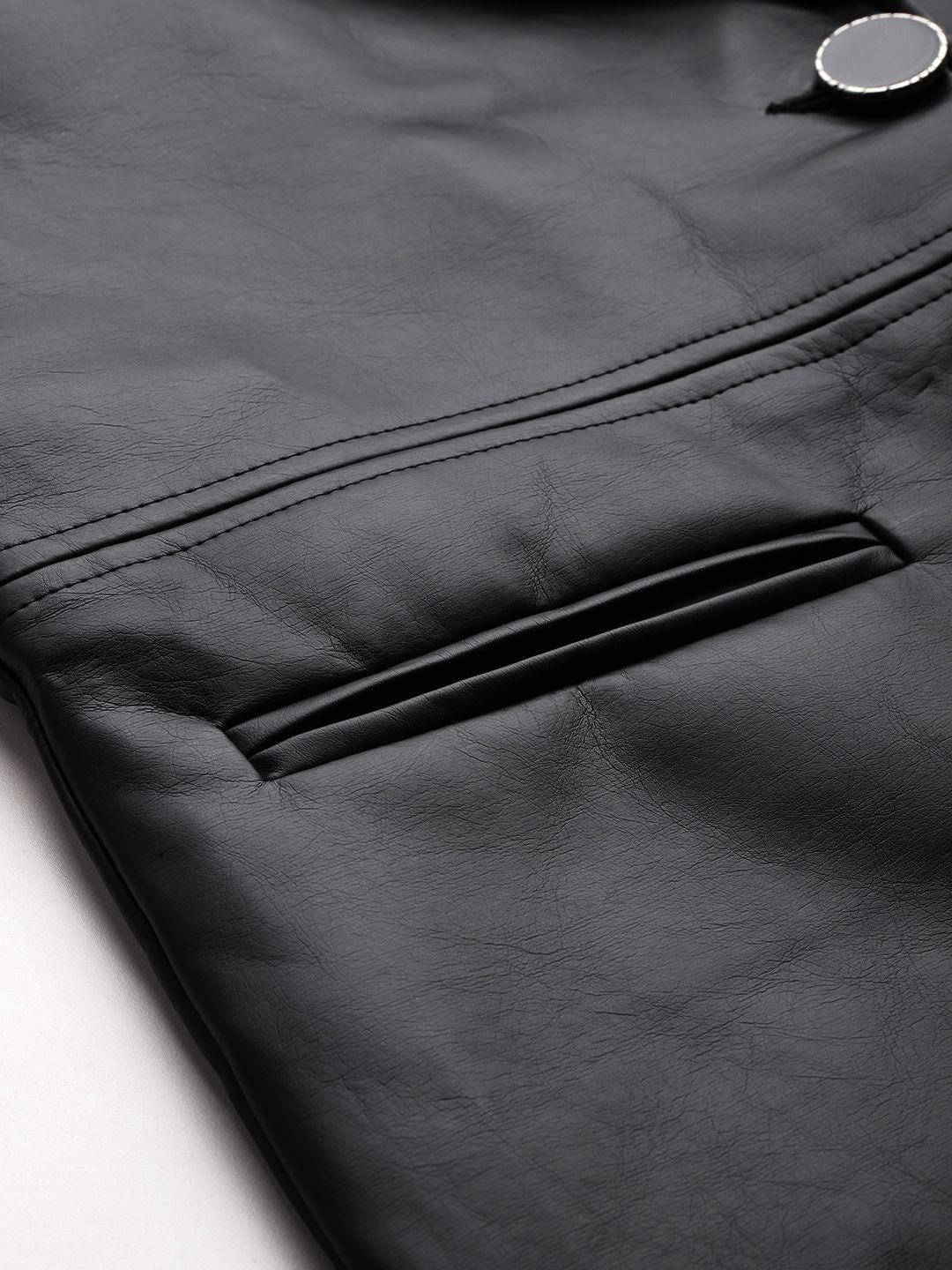 DressBerry Notched Lapel Collar Overcoat