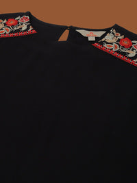 Anouk Ethnic Motifs Embroidered A-Line Kurta