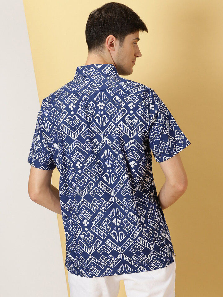 Thomas Scott Comfort Fit Floral Printed Cotton Casual Shirt