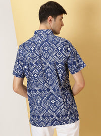 Thomas Scott Comfort Fit Floral Printed Cotton Casual Shirt