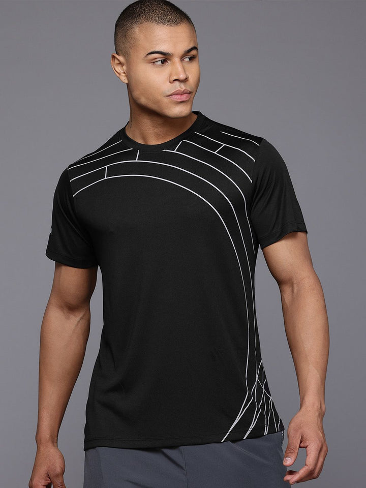 HRX by Hrithik Roshan Printed Antimicrobial Running T-shirt